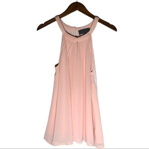 Anthropologie Sunday in Brooklyn Pleated blush Blouse